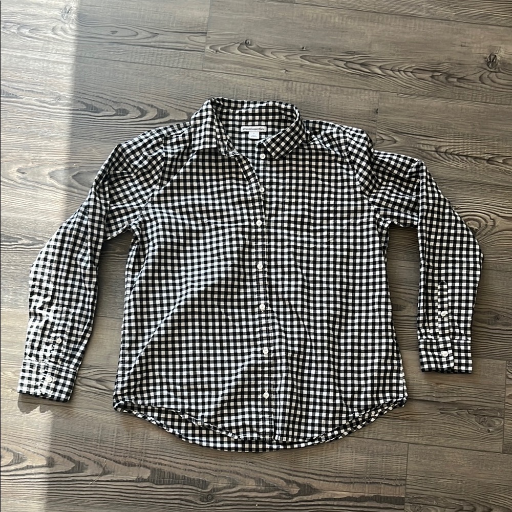 Gingham button down